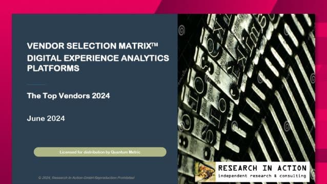 What makes a top Digital Experience Analytics platform?