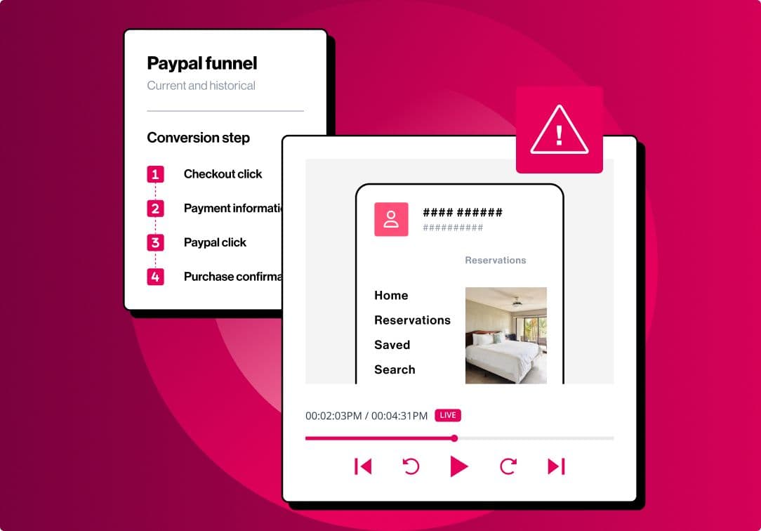 User session heatmap showcasing engagement metrics via web analytics.