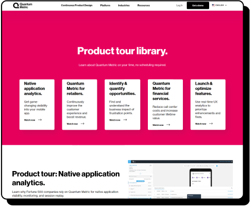 Quantum Metric Product Tour Library